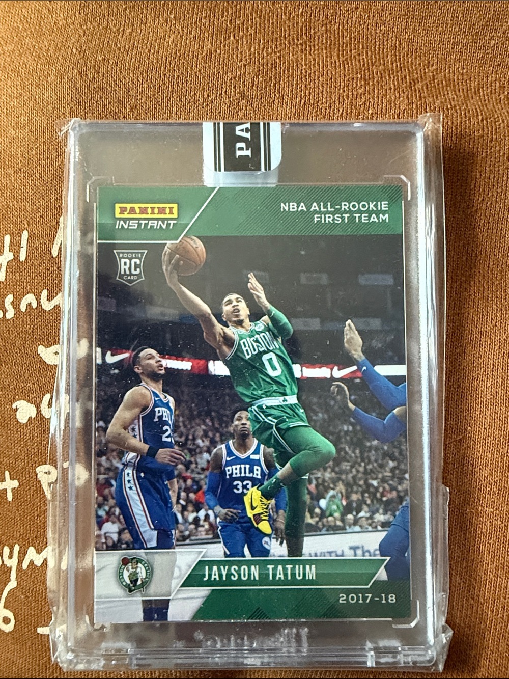 Jayson Tatum Rookie Card nba all star rookie first team #2/10 panini sealed